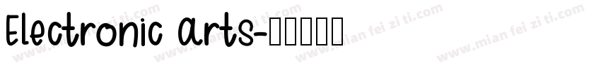 Electronic Arts字体转换